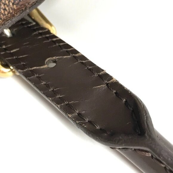 LOUIS VUITTON N52000 Damier Berkeley Bag Hand Bag Damier Canvas Ebene Brown - Picture 6 of 16